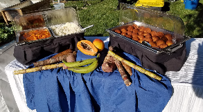 El cubano catering setup